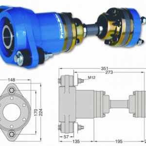 Python Drive P80-S inclusief homokineet