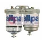Dieselfilter dubbel met waterafscheider