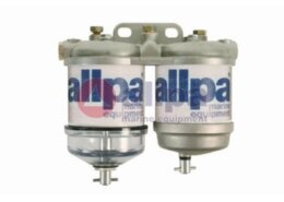 Dieselfilter dubbel met waterafscheider
