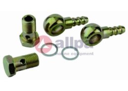 Aansluitset haaks voor 10 mm slang