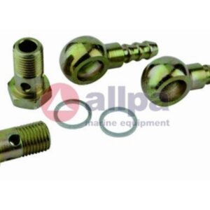 Aansluitset haaks voor 10 mm slang