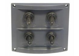 Schakelpaneel 12 volt, 4 posities