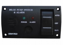 Bilgepomp schakelpaneel met alarm