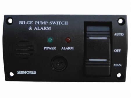 Bilgepomp schakelpaneel met alarm