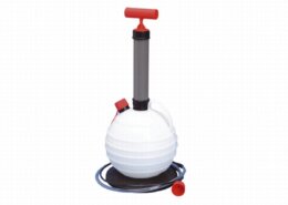 Olie en vloeistof afzuigpomp 6 liter bol