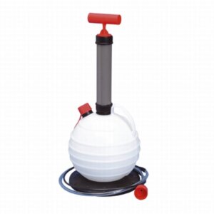 Olie en vloeistof afzuigpomp 6 liter bol