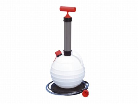 Olie en vloeistof afzuigpomp 6 liter bol