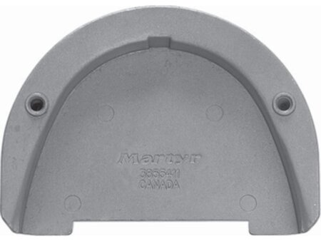 Volvo anode Transom plate SX magnesium