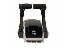 Vetus motorbediening topmontage zwart - 2 motoren