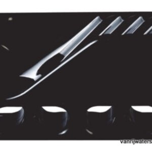 Fenderklem 6 tot 12 mm. zwart