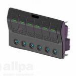 Schakelpaneel 12V autofuse 6 posities