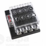 Zekeringhouder 6 aansluitingen