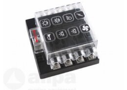 Zekeringhouder 8 aansluitingen