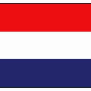 Vlag Nederland, 20 x 30 cm classic rood,wit donkerblauw