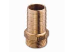 Messing slangtules buitendraad 1 1/4" x 32 mm