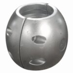 Schroefas anode zink 35 mm