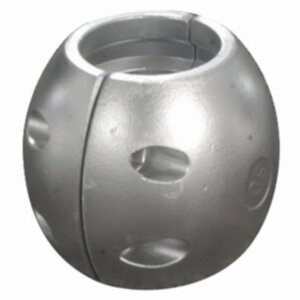 Schroefas anode Aluminium 35 mm