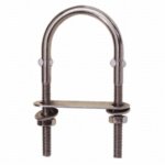 RVS wantputting met losse plaat, 4 mm - 64 mm