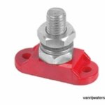 Vermogensklem rood 6 mm