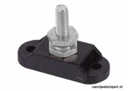 Vermogensklem zwart 6 mm