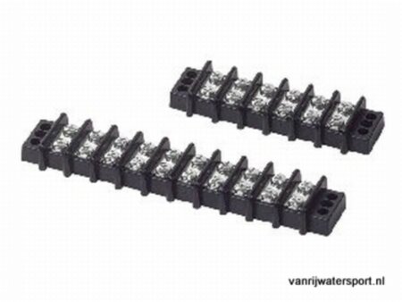 Geisoleerde aansluitstrip 6 aansluitingen