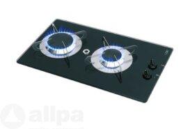 Gaskomfoor met thermische glasplaat 500x300x80 mm twee branders