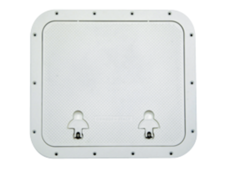 Aluminium luik grijs, 510x460 mm