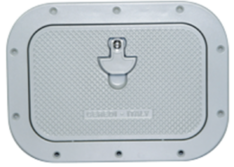 Aluminium luik blank, 270x370 mm