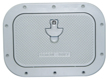 Aluminium luik blank, 270x370 mm