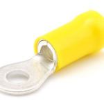 Draadklem ring 8 mm geel 4 stuks