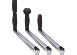 Antal winchhandel lock in 250 mm, verchroomd brons