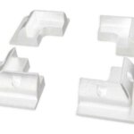 Hoekblokken wit (set van 4)