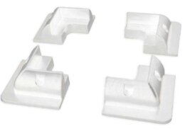 Hoekblokken wit (set van 4)