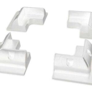 Hoekblokken wit (set van 4)