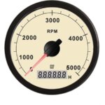 Vetus Toerenteller-urenteller creme 5000 toeren