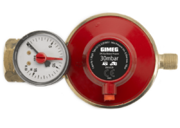 Gasdrukregelaar + manometer