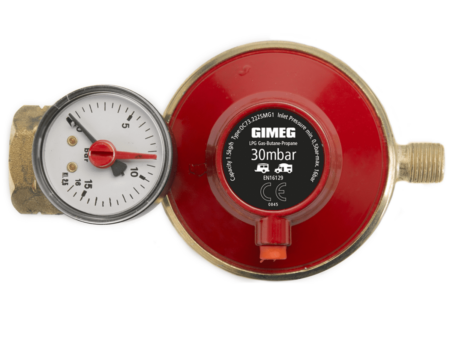 Gasdrukregelaar + manometer