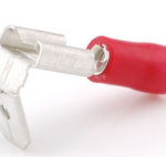 Draadklem dubbel 6,3 rood 6 stuks