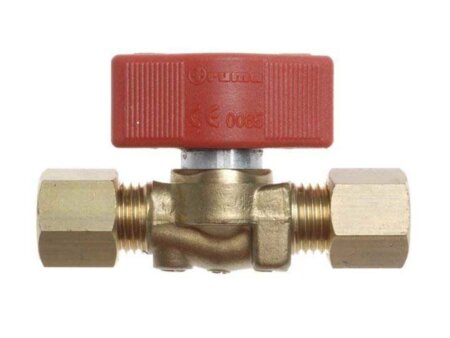 Enkele gas- kogelkraan