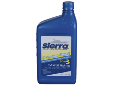 Sierra Premium TC3-W3 motorolie voor 2-tact, 0,946 liter