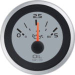 Oliedrukmeter 5 bar Veethree 240 - 33 ohm