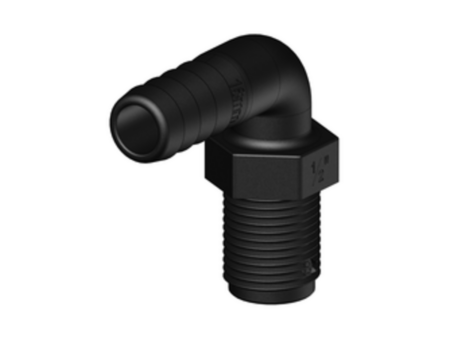 Bocht 90 graden composiet - 1/2'' x 16 mm