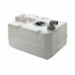 Vetus vuilwatertank met aansluitingen 80 liter