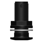 Huiddoorvoer Composiet - 3/4'' zwart