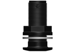 Huiddoorvoer Composiet - 3/4'' zwart