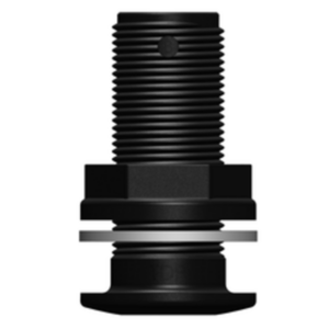 Huiddoorvoer Composiet - 3/4'' zwart