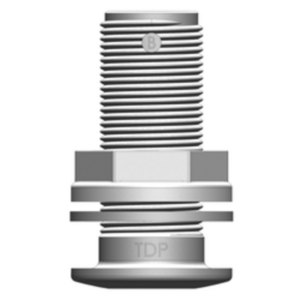 Huiddoorvoer Composiet - 3/4'' wit