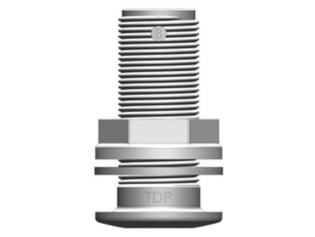 Huiddoorvoer Composiet - 3/4'' wit