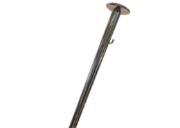 Vlaggenstok rvs, 25 mm, lengte 600 mm