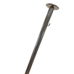 Vlaggenstok rvs, 25 mm, lengte 1000 mm